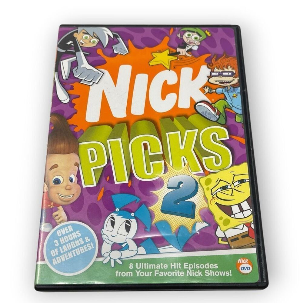 Nick Picks Vol 2 DVD Nickelodeon Cartoon Spongebob Fairly Odd Parents Rugrats